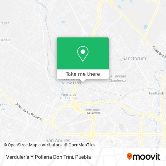 Verdulería Y Polleria  Don Trini map
