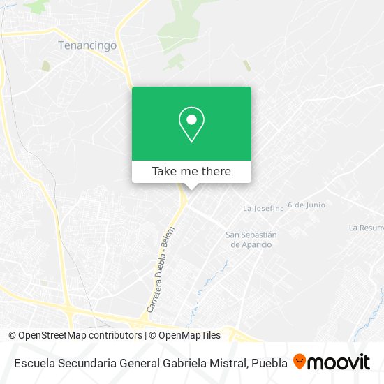 Escuela Secundaria General Gabriela Mistral map