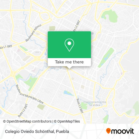 Mapa de Colegio Oviedo Schönthal