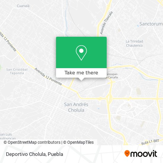 How to get to Deportivo Cholula in San Jerónimo Tecuanipan by Bus?