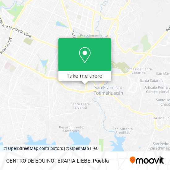 CENTRO DE EQUINOTERAPIA LIEBE map