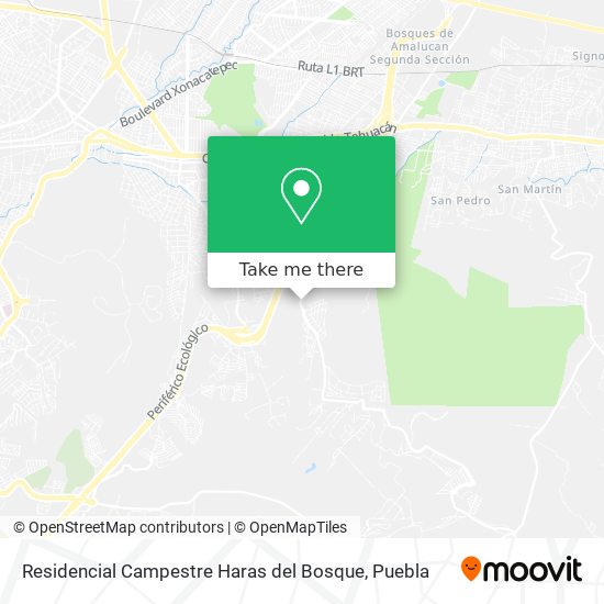 Residencial Campestre Haras del Bosque map