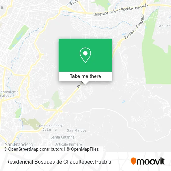 Residencial Bosques de Chapultepec map