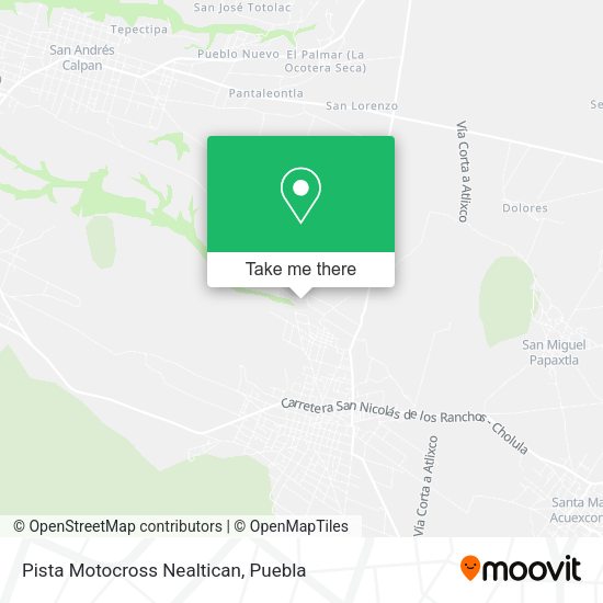 Mapa de Pista Motocross Nealtican