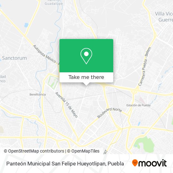Panteón Municipal San Felipe Hueyotlipan map