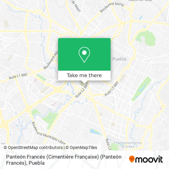 Panteón Francés (Cimentière Française) (Panteón Francés) map