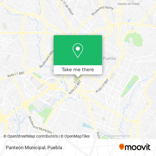 Mapa de Panteón Municipal