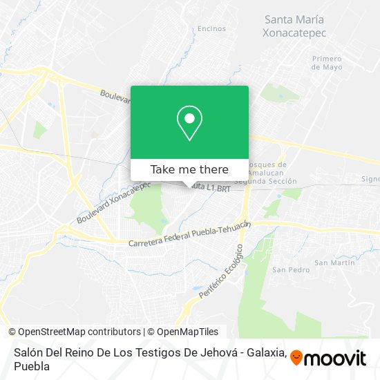 Salón Del Reino De Los Testigos De Jehová - Galaxia map