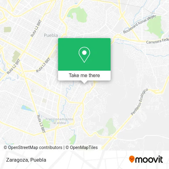 Zaragoza map