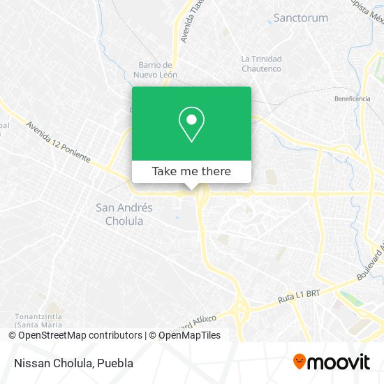 Nissan Cholula map