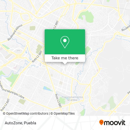 AutoZone map