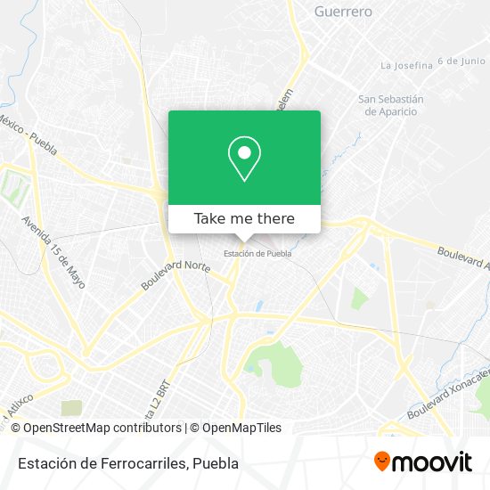 Mapa de Estación de Ferrocarriles