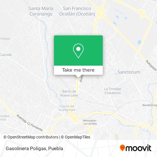 Mapa de Gasolinera Poligas