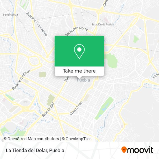 Mapa de La Tienda del Dolar