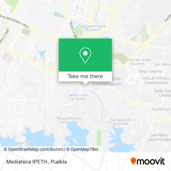 Mapa de Mediateca IPETH.