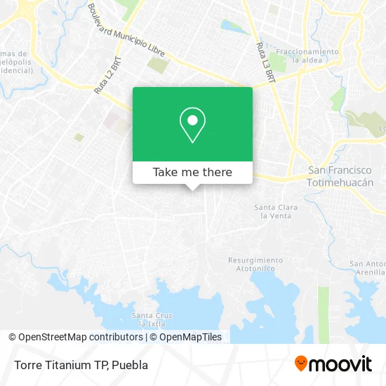 Torre Titanium TP map