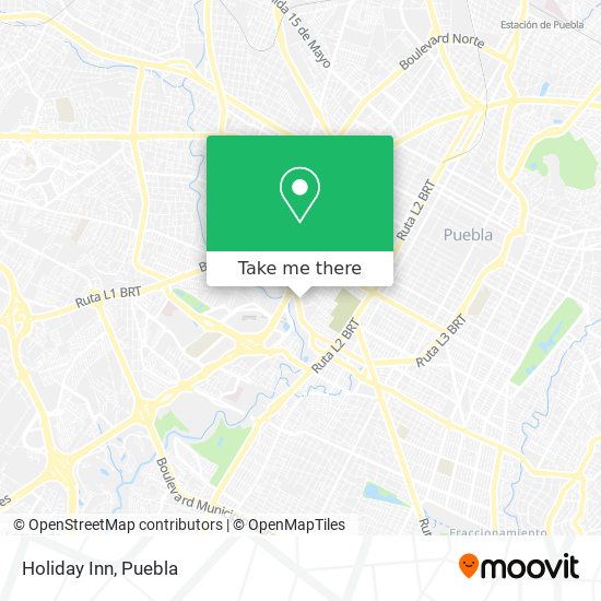 Holiday Inn map