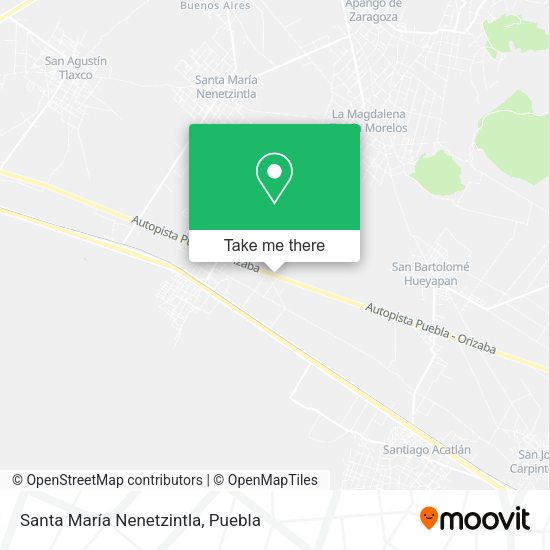 Santa María Nenetzintla map