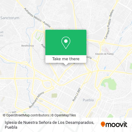 Iglesia de Nuestra Señora de Los Desamparados map