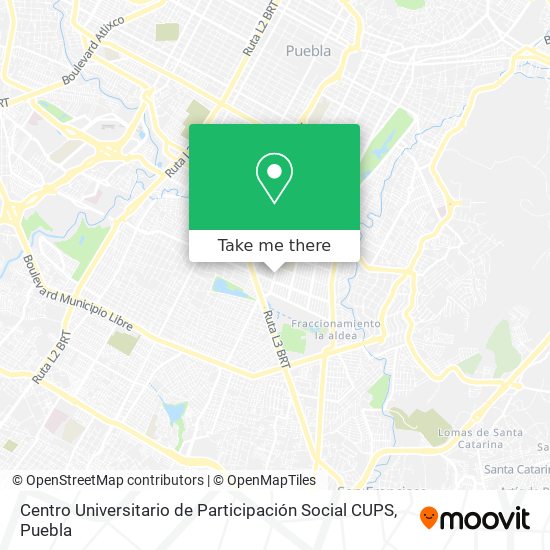 Centro Universitario de Participación Social CUPS map
