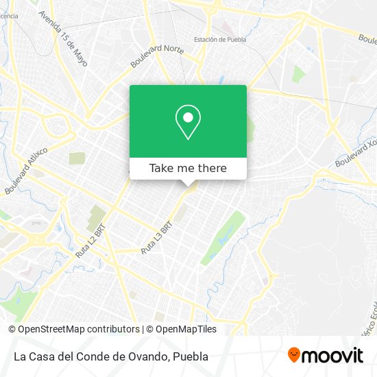 Mapa de La Casa del Conde de Ovando