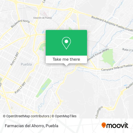 Mapa de Farmacias del Ahorro