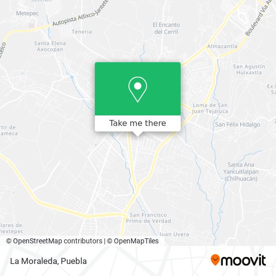 La Moraleda map