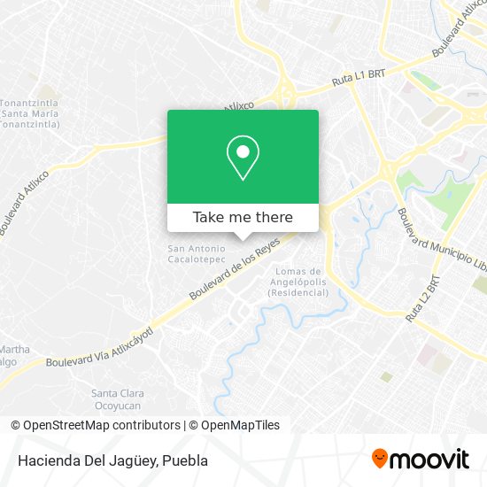Mapa de Hacienda Del Jagüey