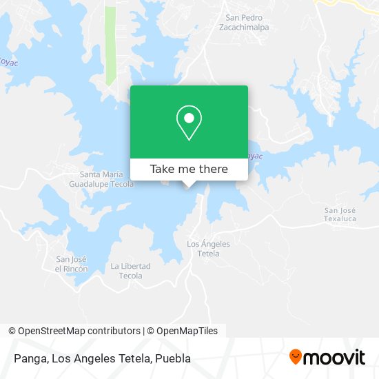 Panga, Los Angeles Tetela map