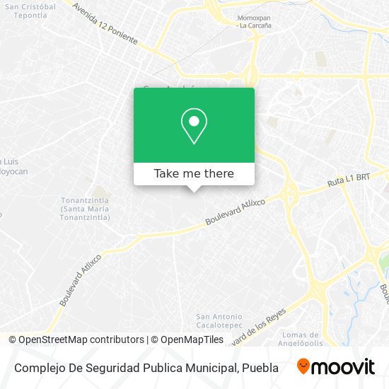 Mapa de Complejo De Seguridad Publica Municipal