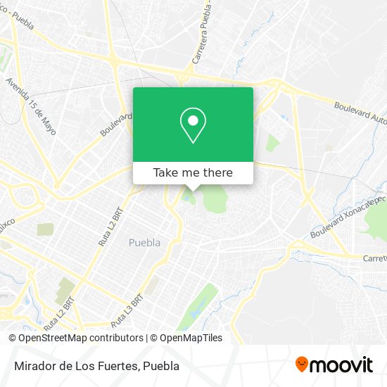Mapa de Mirador de Los Fuertes