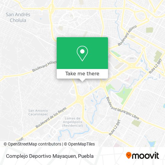 Complejo Deportivo Mayaquen map