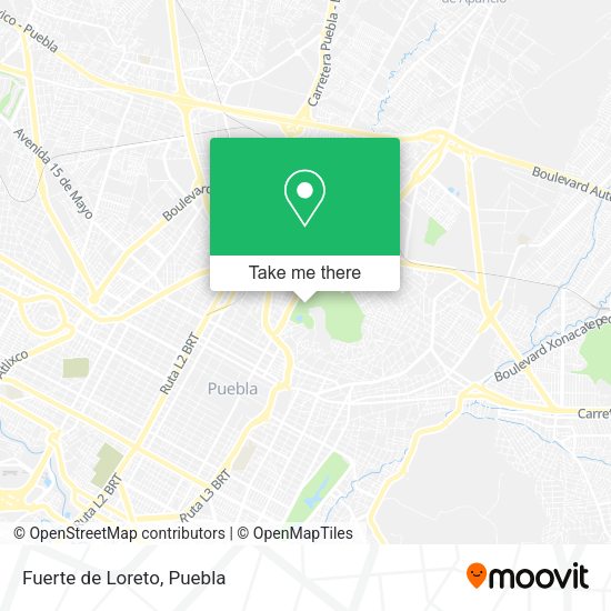 Mapa de Fuerte de Loreto