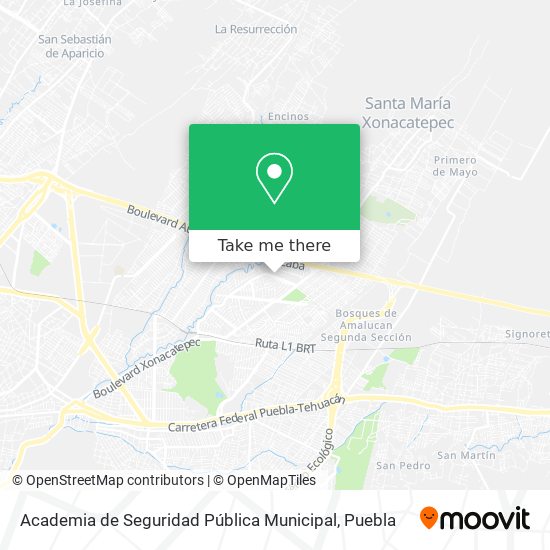 Academia de Seguridad Pública Municipal map