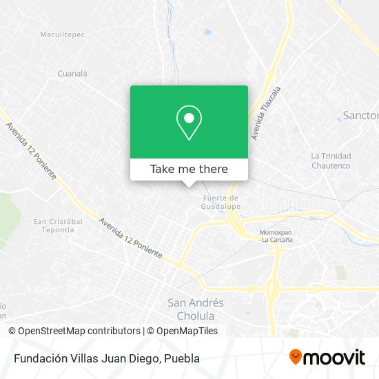 Fundación Villas Juan Diego map