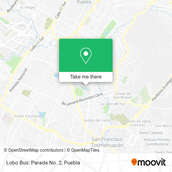 Lobo Bus: Parada No. 2 map