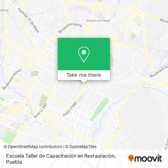 Escuela Taller de Capacitación en Restauración map