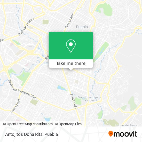 Antojitos Doña Rita map
