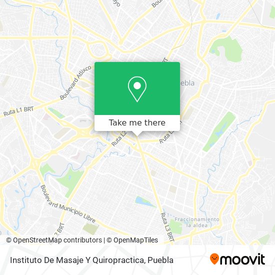 Mapa de Instituto De Masaje Y Quiropractica