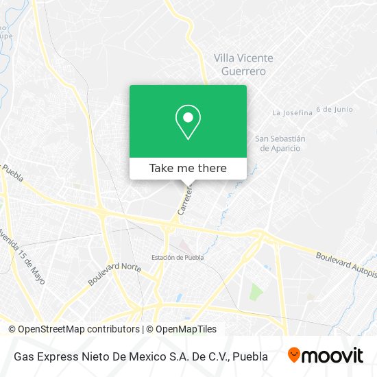Gas Express Nieto De Mexico S.A. De C.V. map