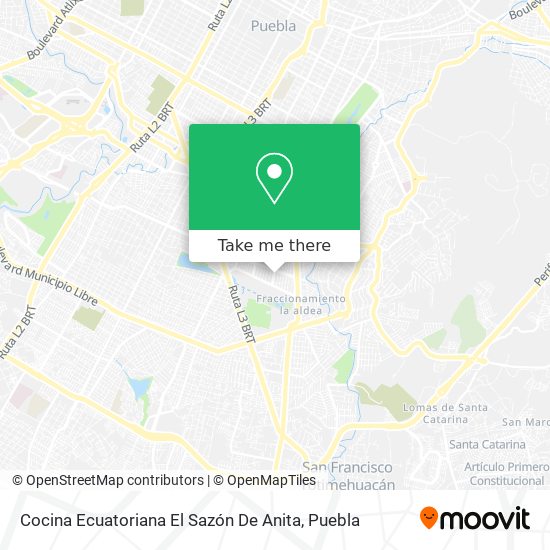 Cocina Ecuatoriana El Sazón De Anita map