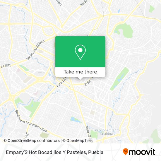 Empany’S Hot Bocadillos Y Pasteles map