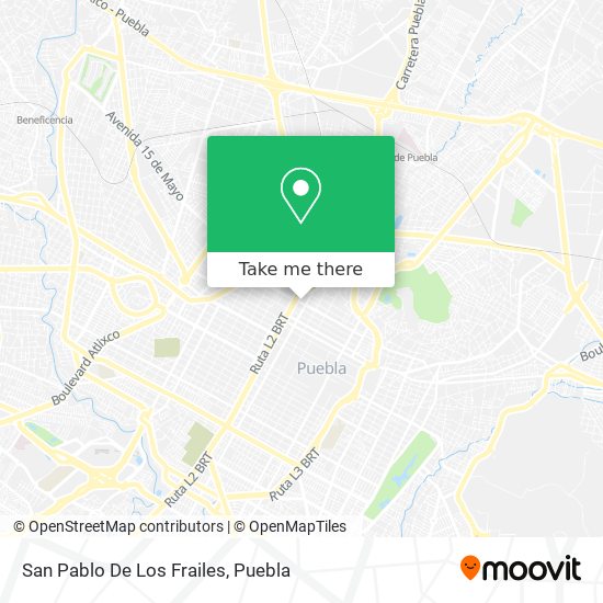 Mapa de San Pablo De Los Frailes