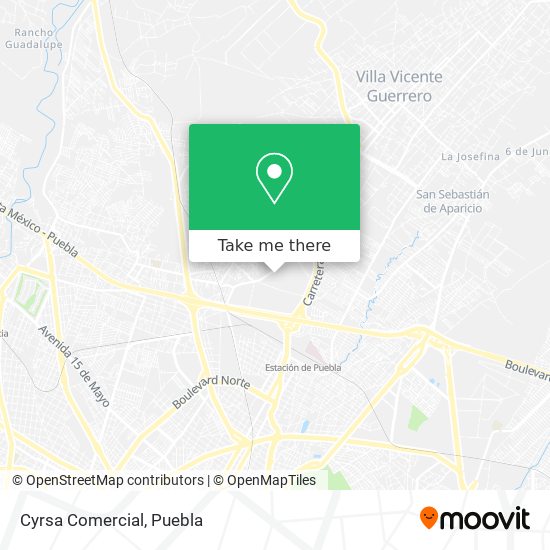 Cyrsa Comercial map