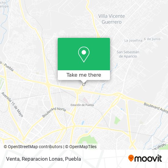 Mapa de Venta, Reparacion Lonas