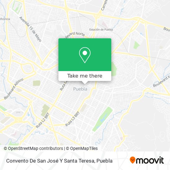 Convento De San José Y Santa Teresa map
