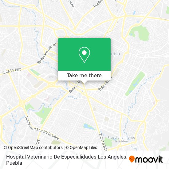 Hospital Veterinario De Especialidades Los Angeles map