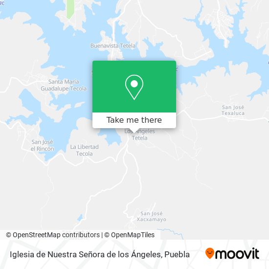 Iglesia de Nuestra Señora de los Ángeles map