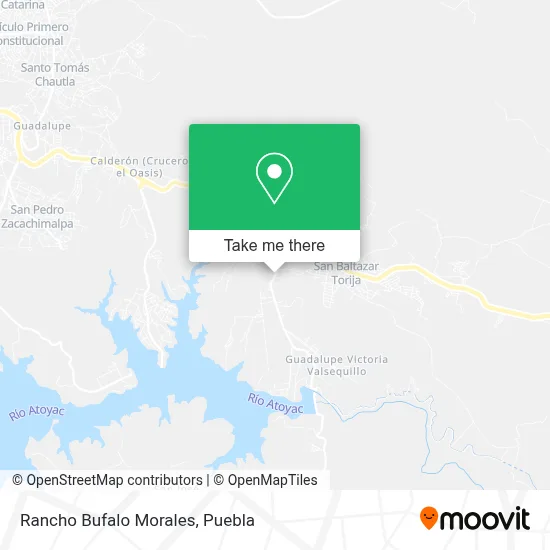Rancho Bufalo Morales map