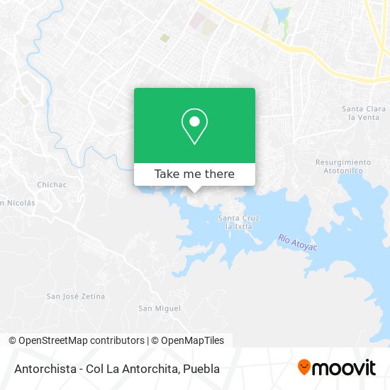 Mapa de Antorchista - Col La Antorchita